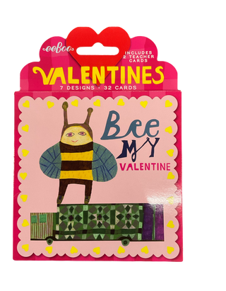 Eeboo “Bee My Valentine” Valentines Day Cards