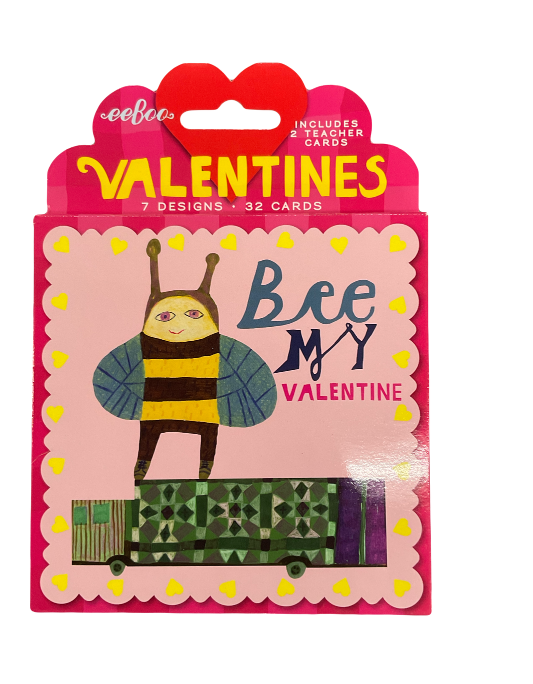 Eeboo “Bee My Valentine” Valentines Day Cards