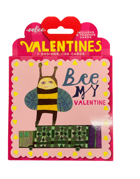 Eeboo “Bee My Valentine” Valentines Day Cards