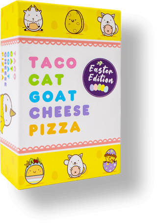 Taco Cat Goat Cheese Pizza Easter Edition Card Game