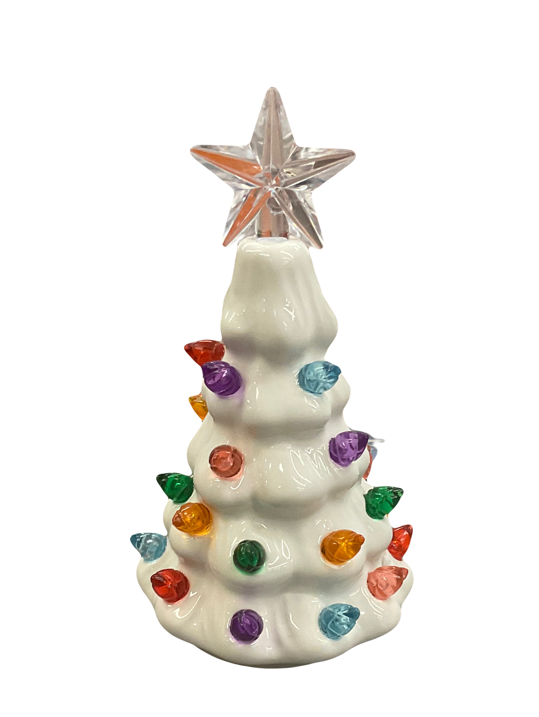 Small Lighted Ceramic Christmas Tree