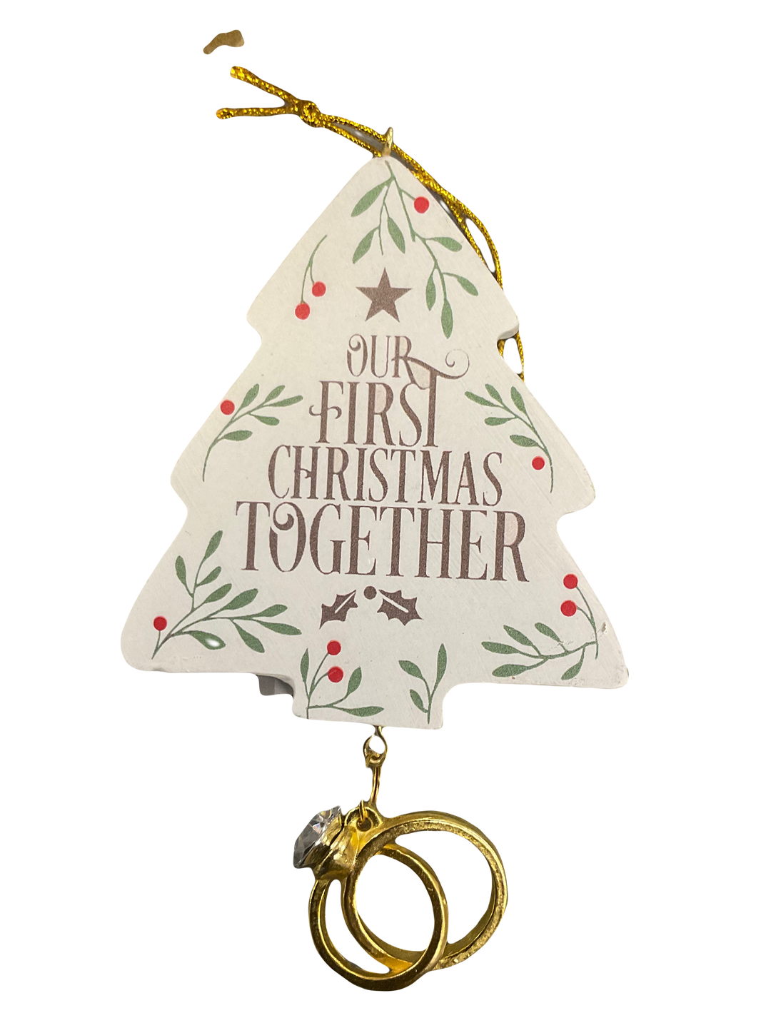 "Our First Christmas Together" Newlyweds Ornament