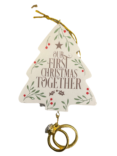 "Our First Christmas Together" Newlyweds Ornament
