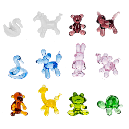 Glass Miniatures Balloon Animals