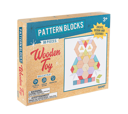 8.5" Wooden Pattern Blocks