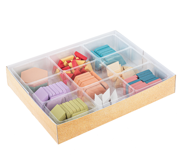 8.5" Wooden Pattern Blocks