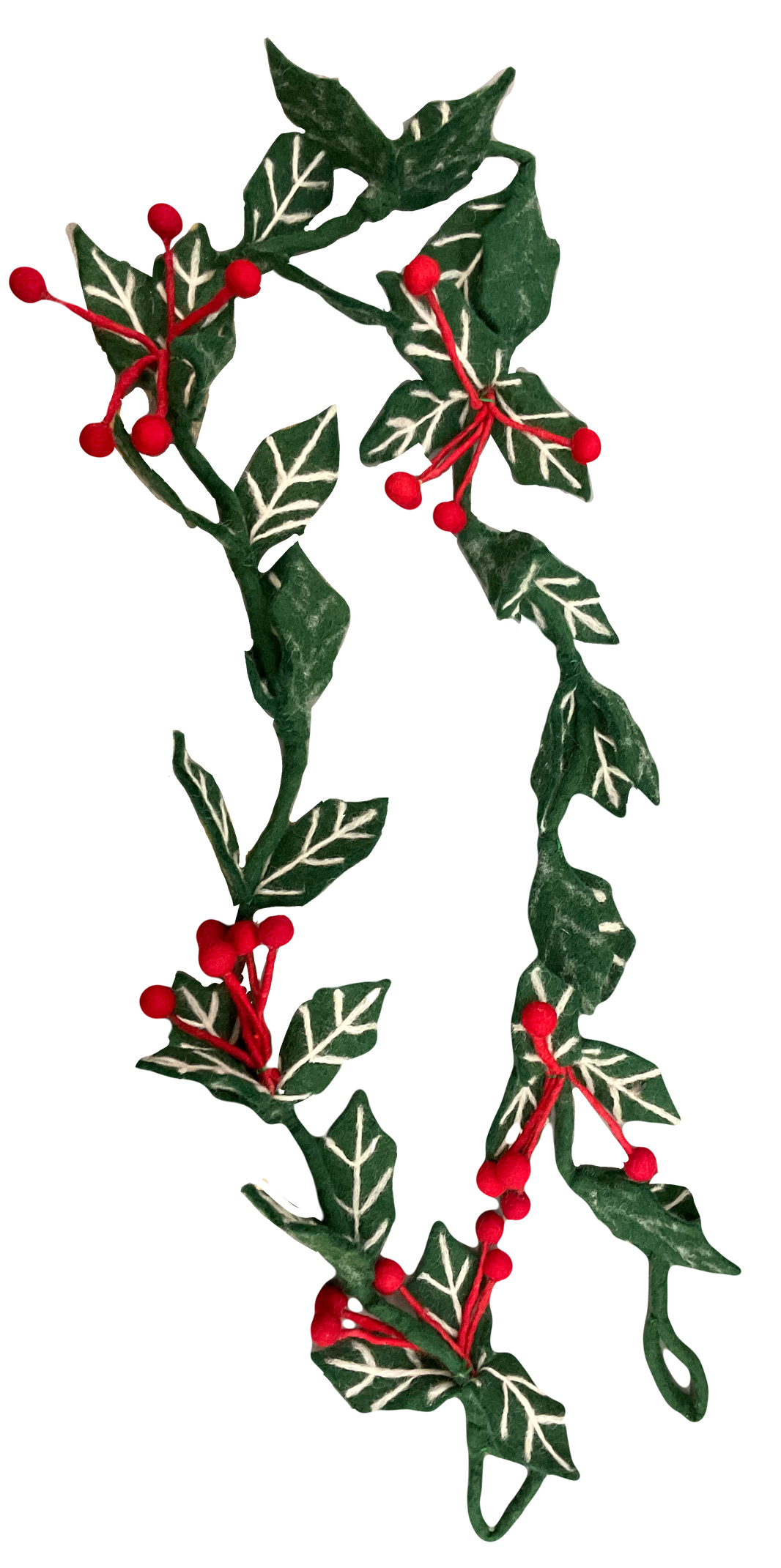 Felt Holly Berry Garland