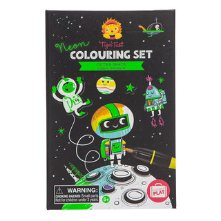 Outer Space Neon Coloring Set