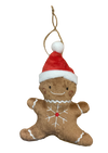 Plush Gingerbread Ornament