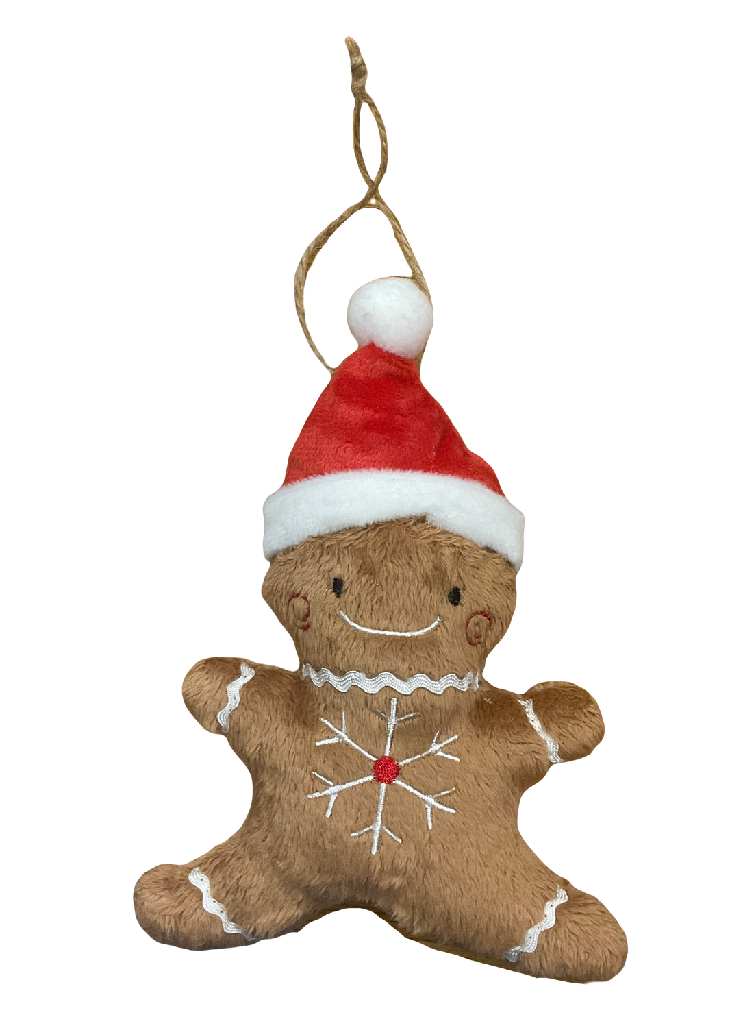 Plush Gingerbread Ornament