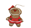Plush Gingerbread Ornament