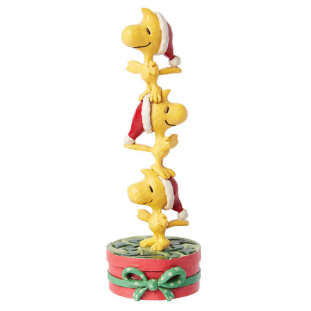 Stacked Woodstocks on Gift | Peanuts | Jim Shore