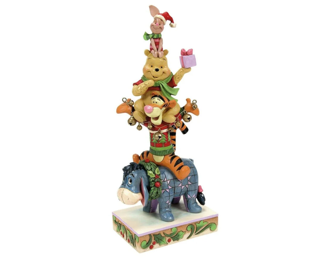 “Friendship & Festivities” Pooh and Friends Stack | Disney | Jim Shore