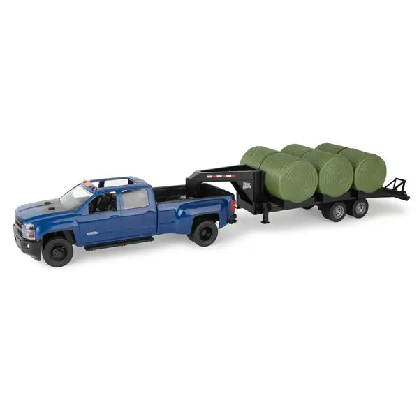Big Farm Chevy 1:16 Scale Pickup and Trailer
