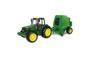 1:16 Big Farm John Deere Tractor and Baler | 7330