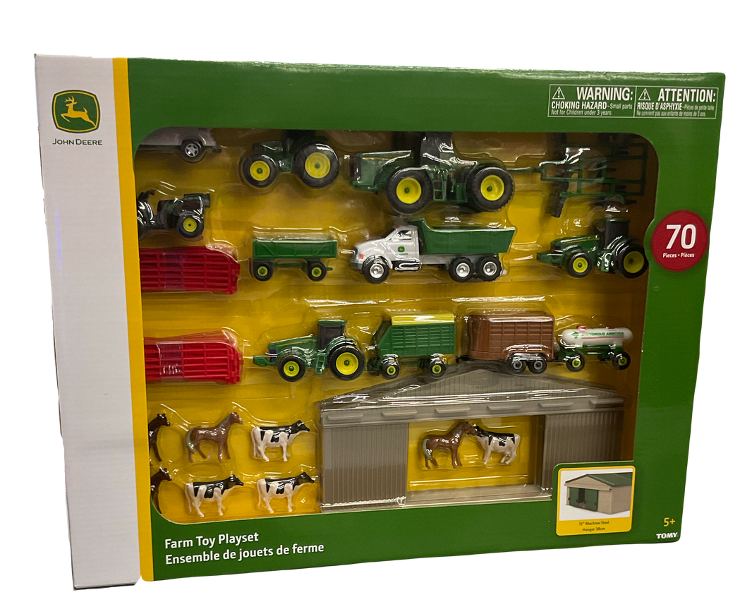 John Deere 70-Piece Farm Toy Play Set