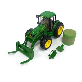 1:16 Big Farm John Deere 7330 with Front Bale Mover and Bale