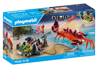 Playmobil Battle Against The Giant Crab| 71532