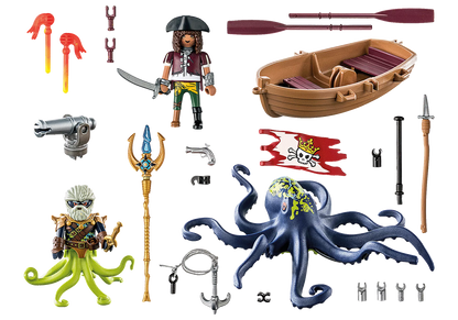 Playmobil Battle with The Giant Octopus | 71419