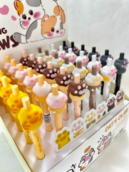 Kitty Cat Paws Retractable Gel Pen