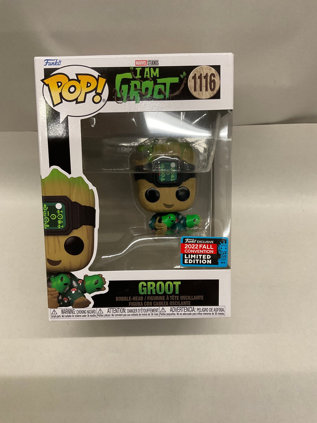 Funko POP! | Pre-Owned| I am Groot | 2022 Fall Convention Limited Edition