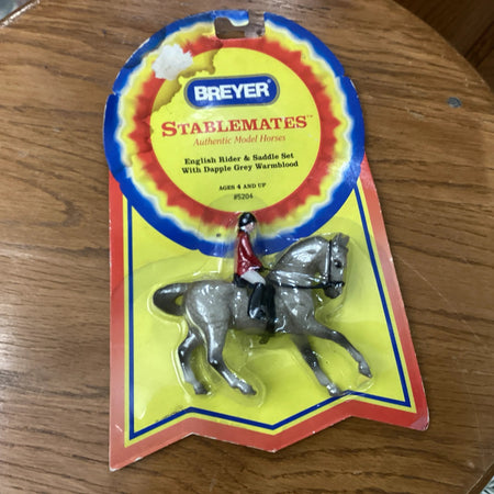Pre-Owned #5204 English Rider and Grey Saddle Set | Stablemate
