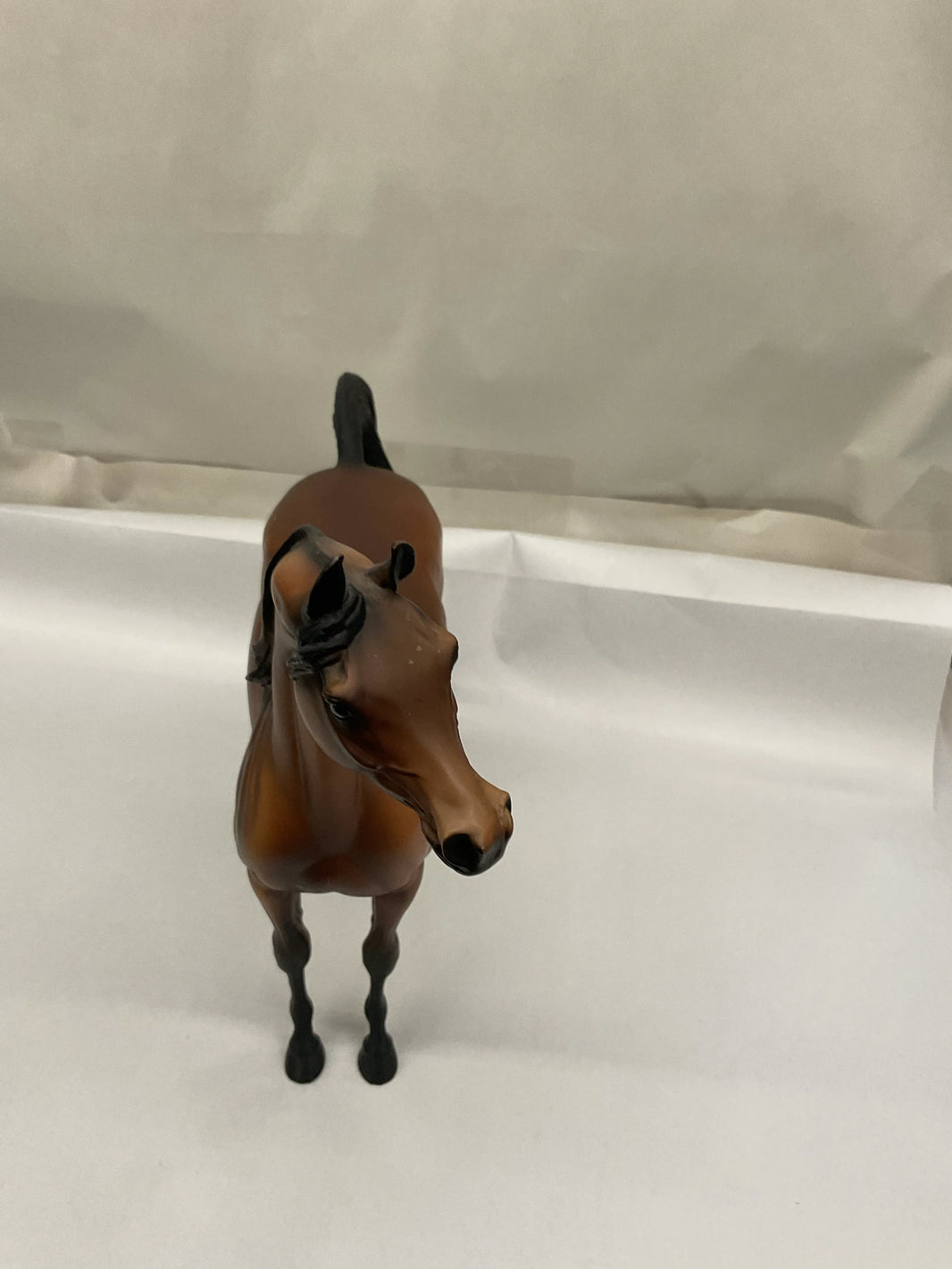 Pre-Owned Peter Stone Model Horse | "Twist" Dark Bay Arabian Stallion - No Box