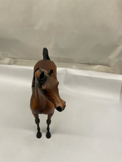 Pre-Owned Peter Stone Model Horse | "Twist" Dark Bay Arabian Stallion - No Box