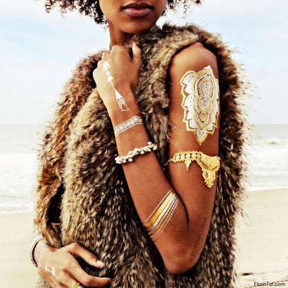 Flash Tattoos x Child of Wild | Native. Egyptian. Indian. Wild
