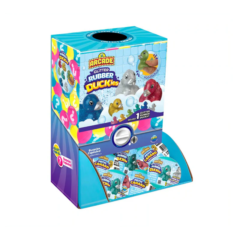 ORB Arcade Capsules |  Glitter Rubber Duckies