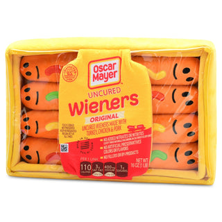 Oscar Mayer Wieners Hotdog Packaging Plush