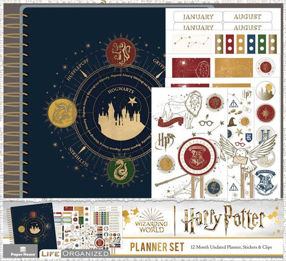 Harry Potter Weekly Planner Set - Undated Navy Constellations
