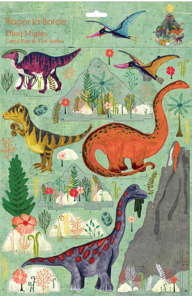 Dino Mighty Pop & Slot Activity Set