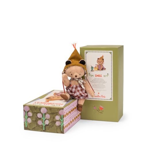Emile the Bear (small) - Les Minouchkas | Plush