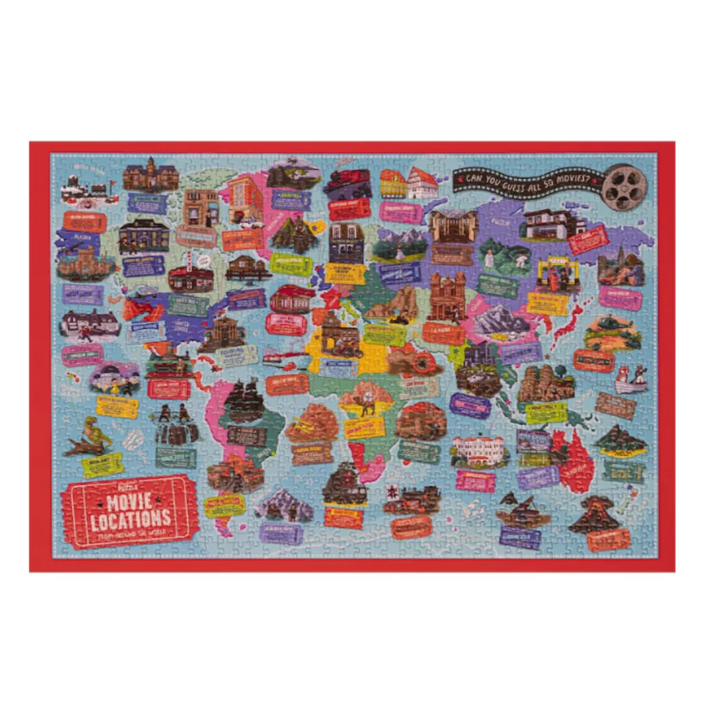 Movie Locations 1000-Piece Jigsaw Puzzle