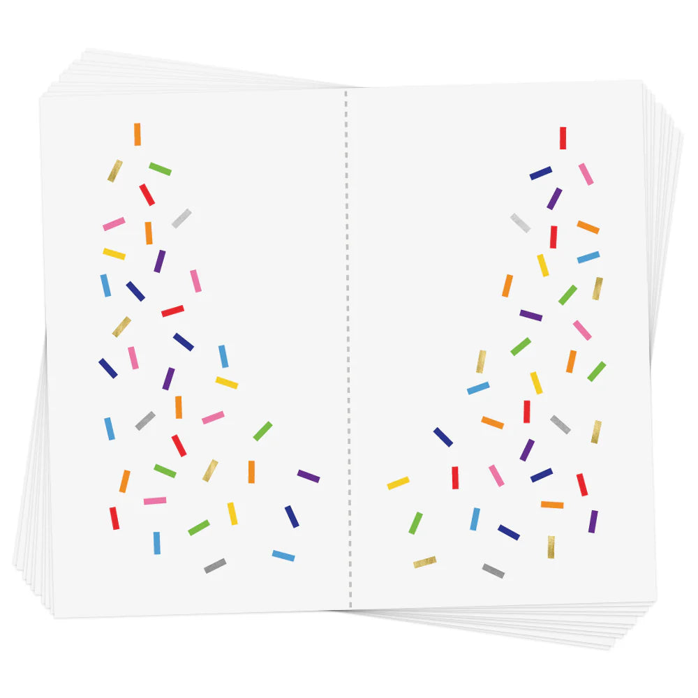 Flash Tattoos | Rainbow Sprinkle Eye Jewel
