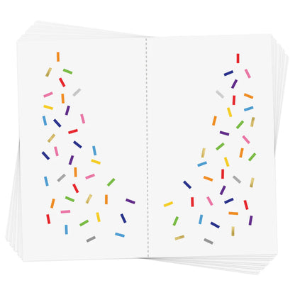 Flash Tattoos | Rainbow Sprinkle Eye Jewel