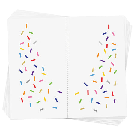 Flash Tattoos | Rainbow Sprinkle Eye Jewel