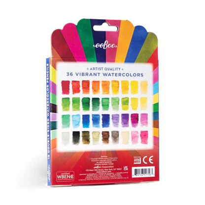 Rainbow Watercolor Pencils| 36 Vivid Colors