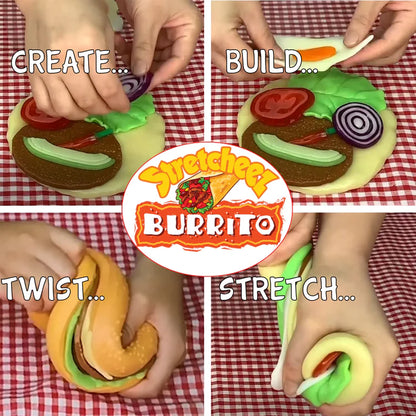 Stretcheez Burrito Play Food Fidget