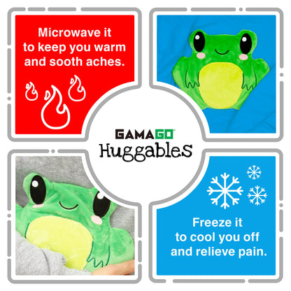 Huggable Frog Heating Pad & Pillow