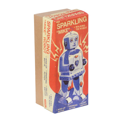 Sparkling Mike Robot | Tin Wind Up