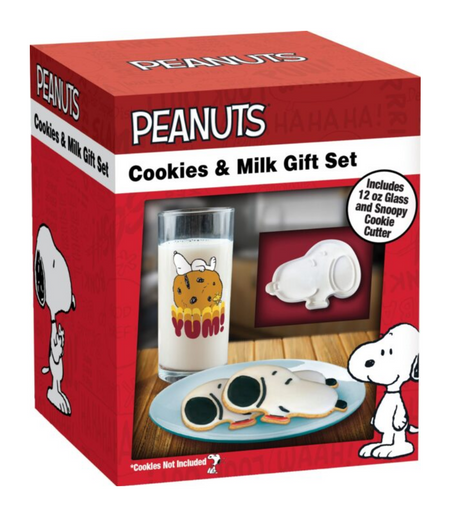 Peanuts Cookies and Milk Gift Set