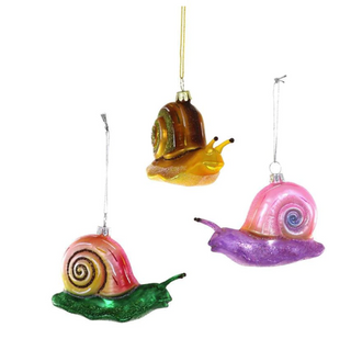 Glass Snail Ornament