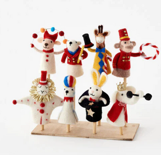 Wool Circus Finger Puppets