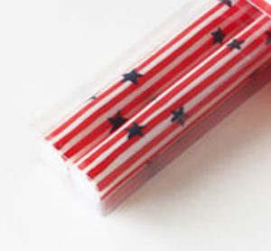 Star Spangled Taper Candles | Set of 2