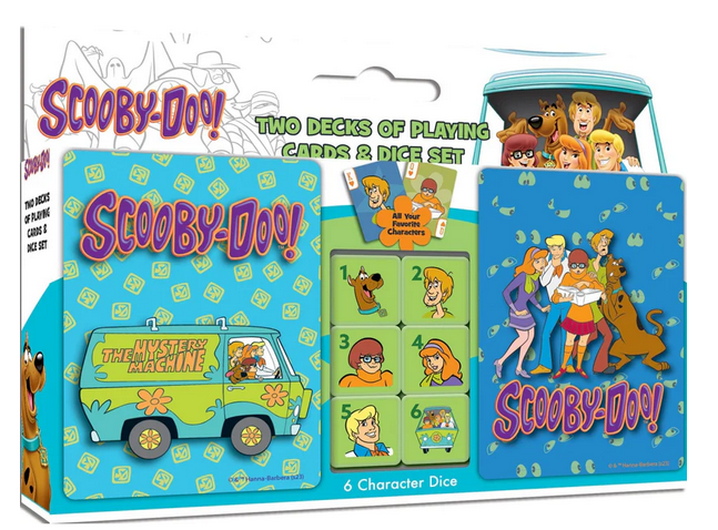 Scooby Doo 2-pack Playing Cards & Dice Set
