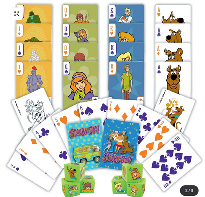 Scooby Doo 2-pack Playing Cards & Dice Set