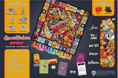 Hanna-Barbera Opoly Board Game