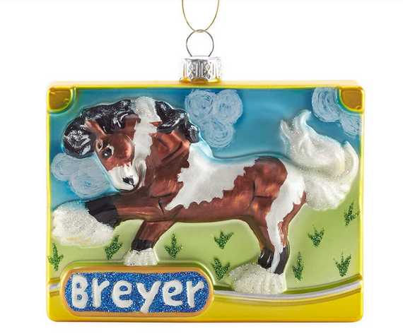 Breyer Gift Box Blown Glass Ornament